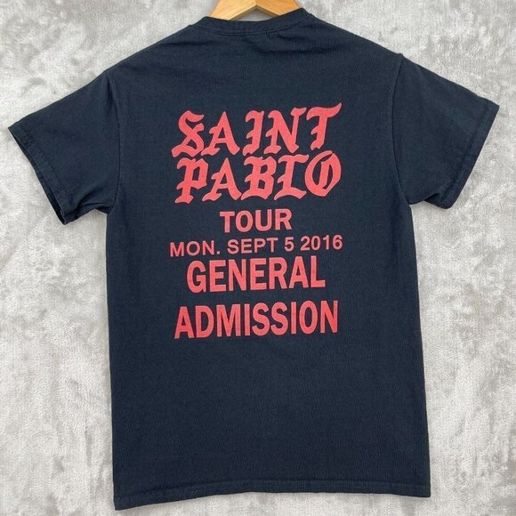 Saint Pablo Tour 2016 General Admission Concert Shirt Kanye Yeezus Adult Size S - Picture 4 of 10